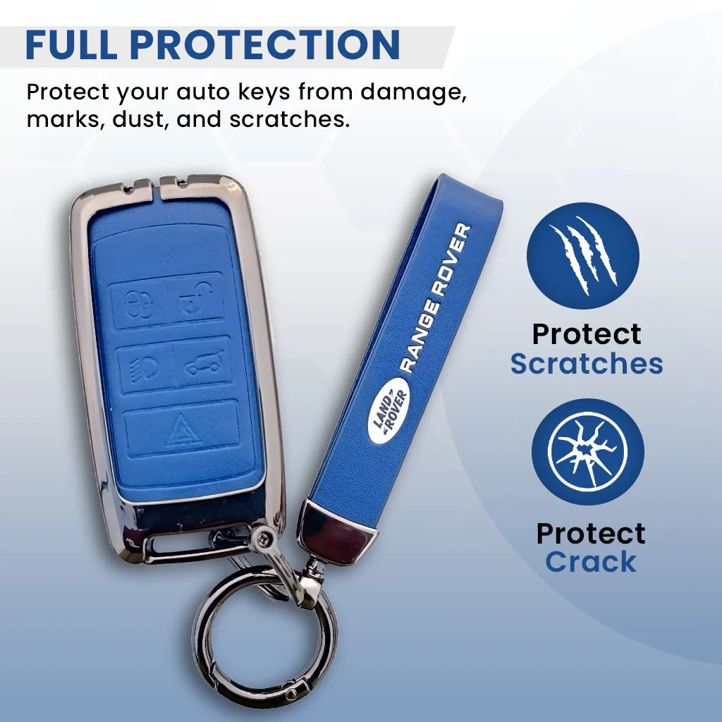 Metal Leather key cover for Land Rover Compatibility Range Rover, Jaguar - Image 3
