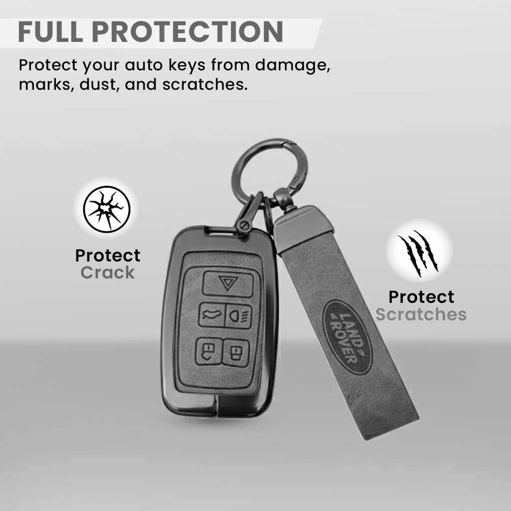 Metal Leather key cover for Land Rover Compatibility Range Rover, Jaguar - Image 2